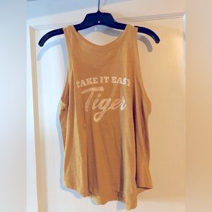 Women’s vintage racer back tank top.